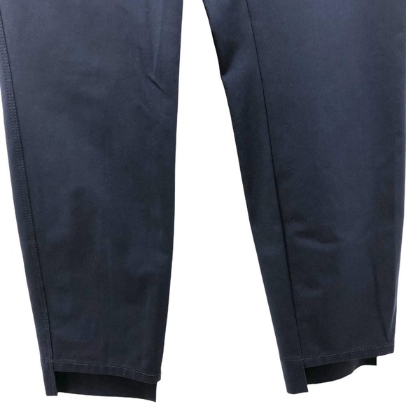 Lafayette 148 NY NWT Manhattan Slim-Fit Step Hem Blue Pants, Size 6 - Picture 9 of 12
